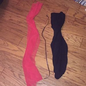 BUNDLE 2 Scarves 1 Reversible Belt